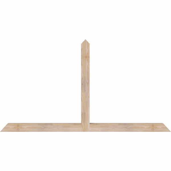 Ekena Millwork Portland Smooth Timber Gable Bracket, Douglas Fir, 72"W x 39"H x 3 1/2"D x 3 1/2"F, 13/12 Pitch GBW072X39X0404POR00SDF - main